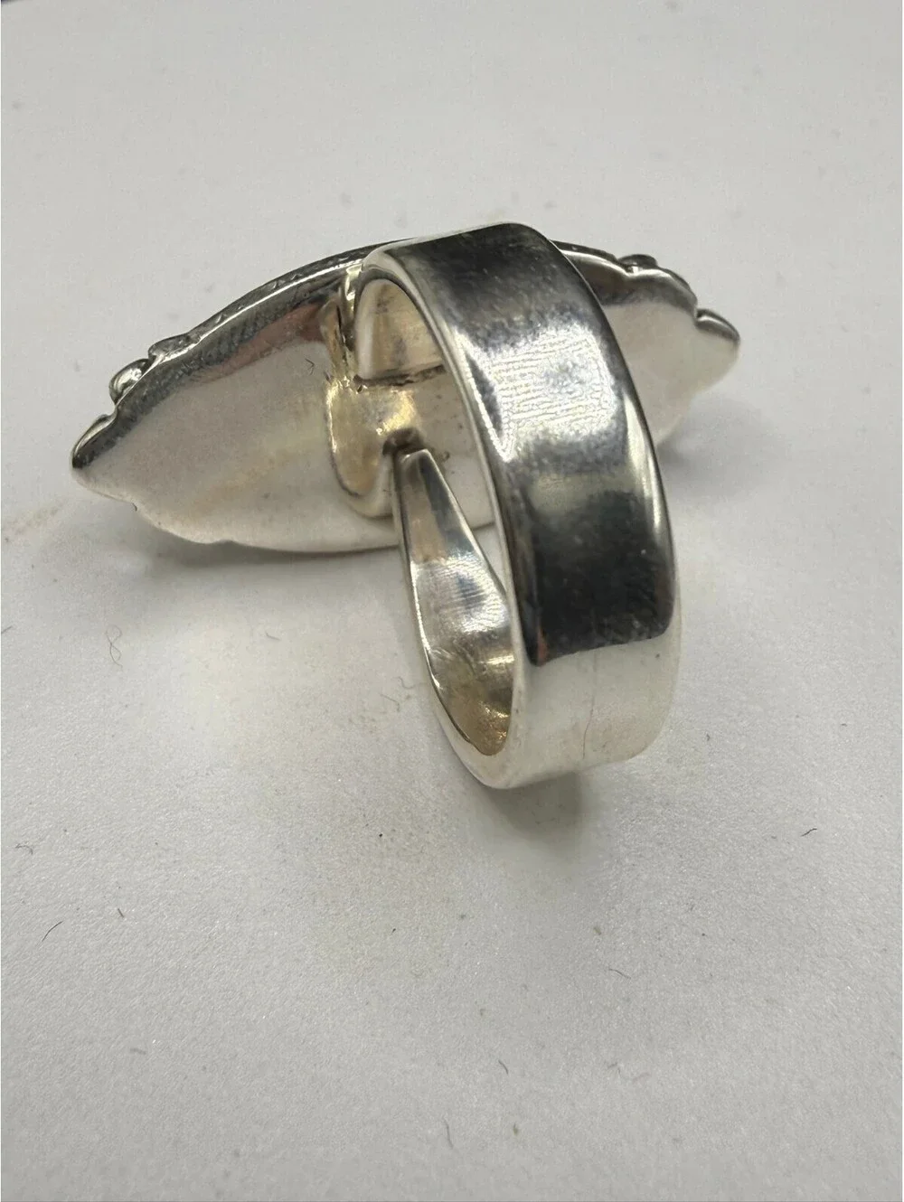 Royston Ribbon Turquoise Adjustable Sterling Silver Ring